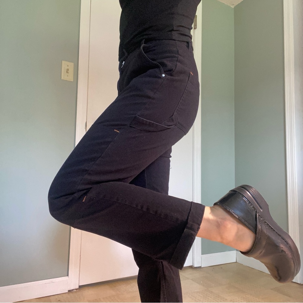 Wildfang Black Straight Leg Utility Pants